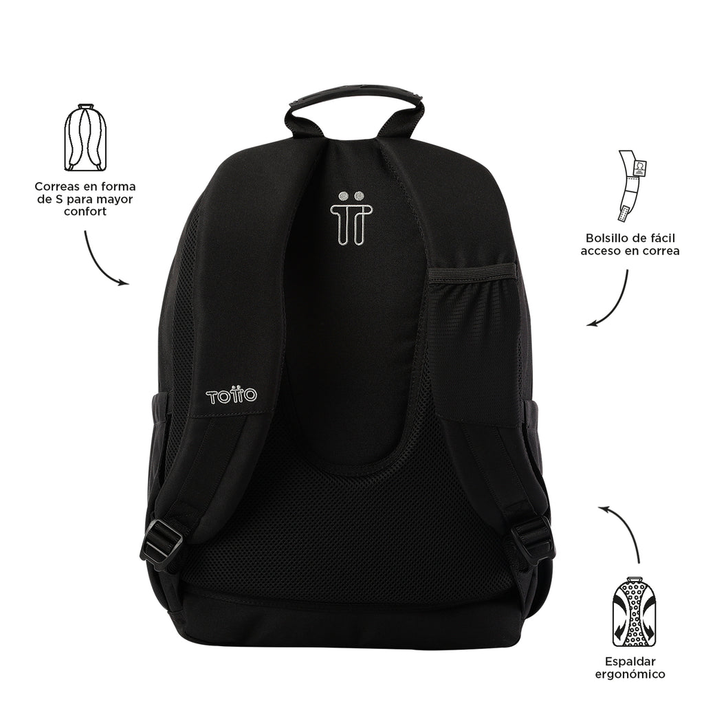 Mochila Escolar 8 a 12 anos Acuarela | TOTTO | Vários Padrões Disponíveis