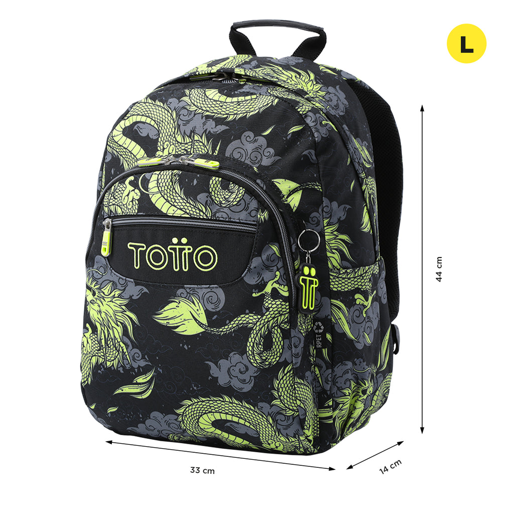 School Backpack 8-12 years Acuarela | TOTTO | Various Patterns Available