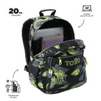 Mochila Escolar 8 a 12 anos Acuarela | TOTTO | Vários Padrões Disponíveis