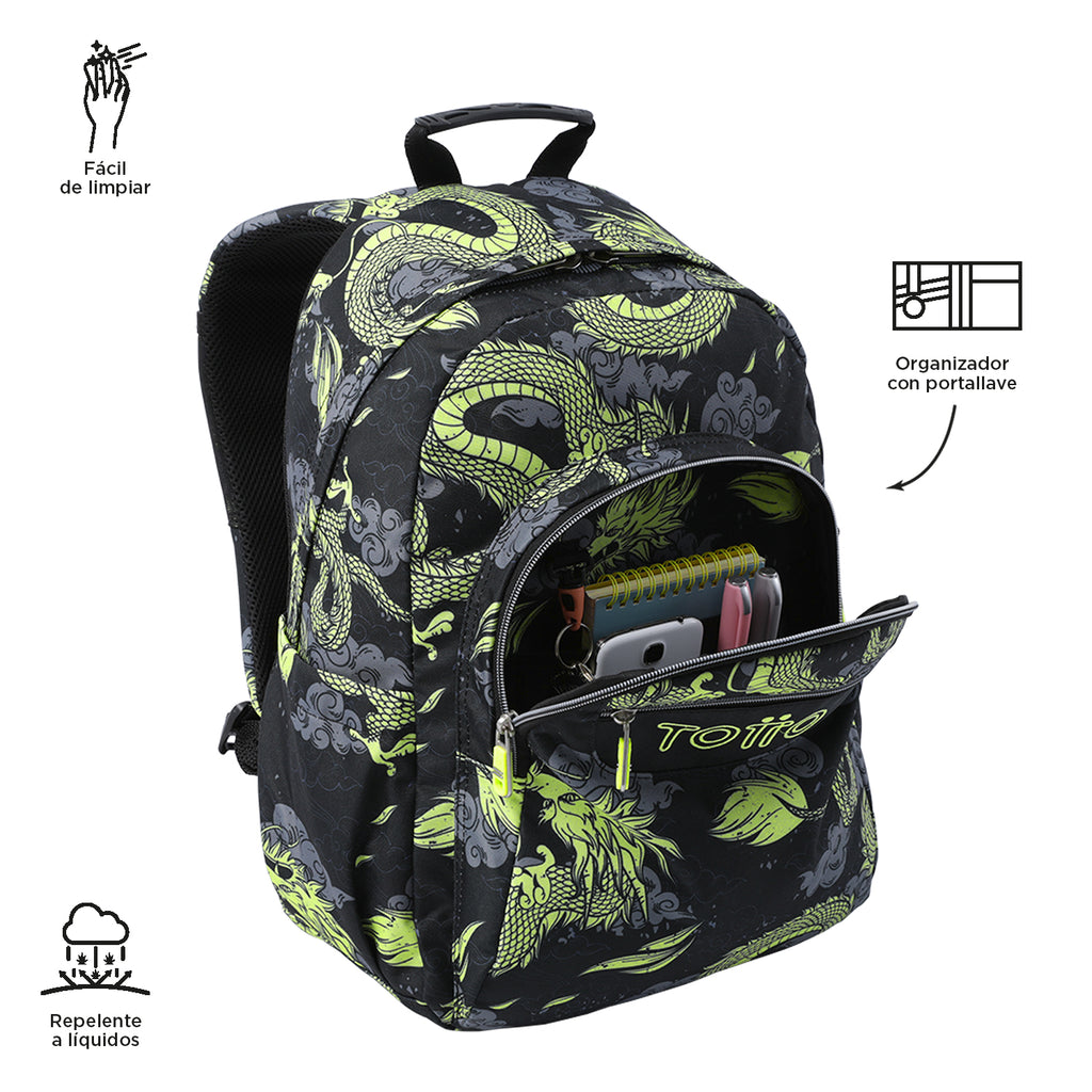 Mochila Escolar 8 a 12 anos Acuarela | TOTTO | Vários Padrões Disponíveis