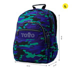 School Backpack 8-12 years Acuarela | TOTTO | Various Patterns Available