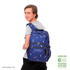 Mochila Escolar 8 a 12 anos Acuarela | TOTTO | Vários Padrões Disponíveis