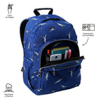 Mochila Escolar 8 a 12 anos Acuarela | TOTTO | Vários Padrões Disponíveis