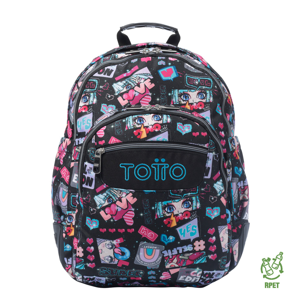 Mochila Escolar 8 a 12 anos Rayol | TOTTO | Vários padrões