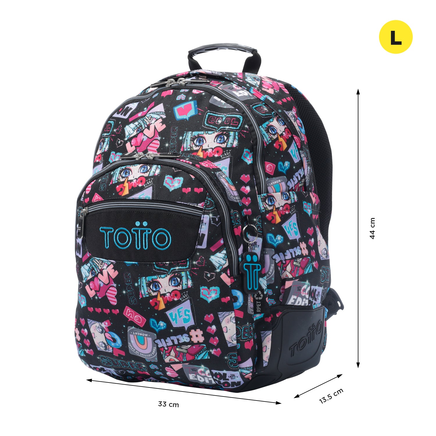 Mochila Escolar 8 a 12 anos Rayol | TOTTO | Vários padrões