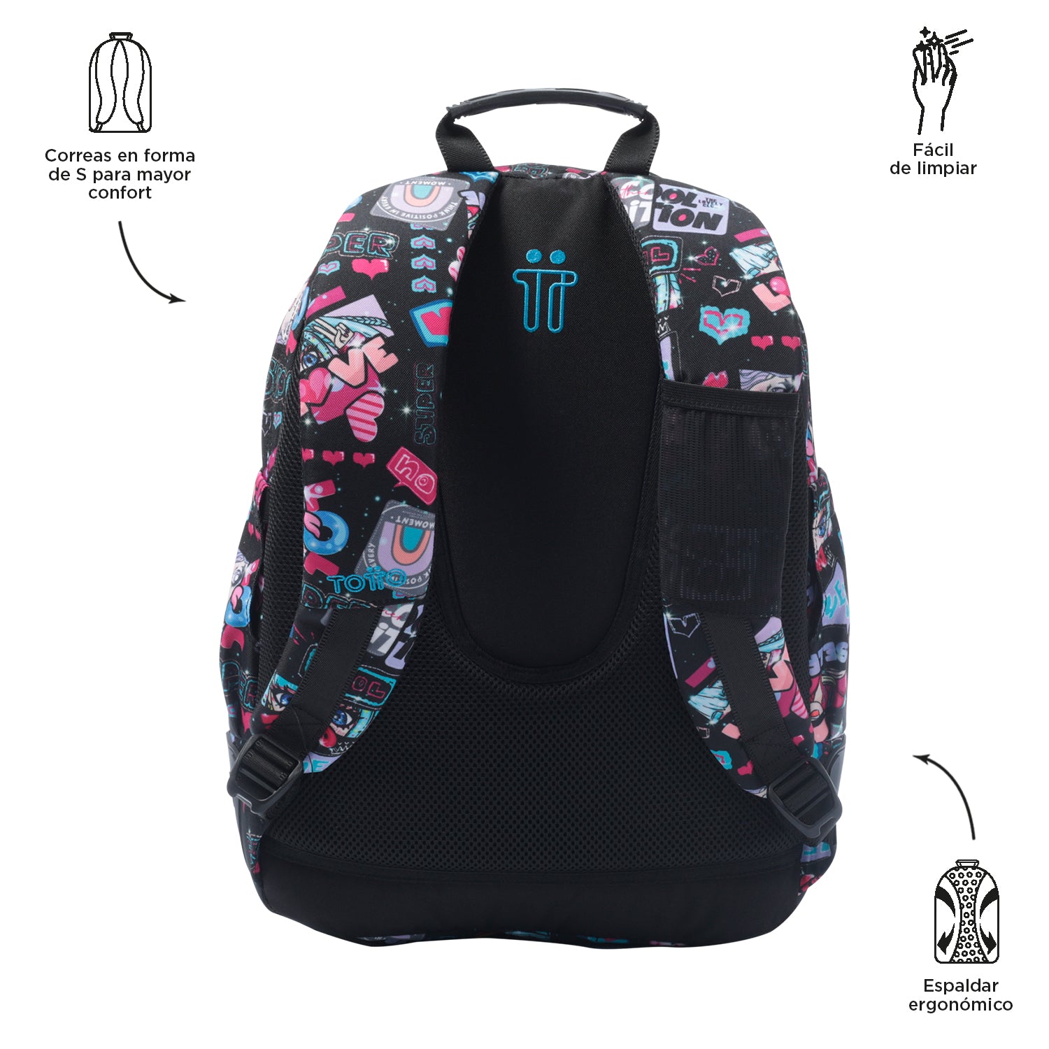 Mochila Escolar 8 a 12 anos Rayol | TOTTO | Vários padrões