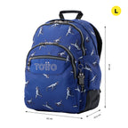 Set Escolar TOTTO - Mochila Rayol + Lonchera Borrabor + Estuche Tablero 9JB
