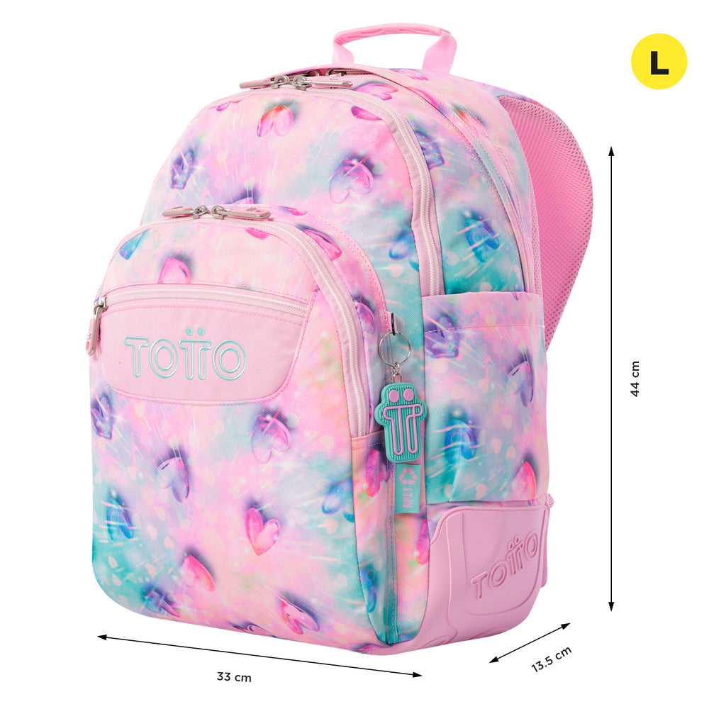 Mochila Escolar 8 a 12 anos Rayol | TOTTO | Vários padrões