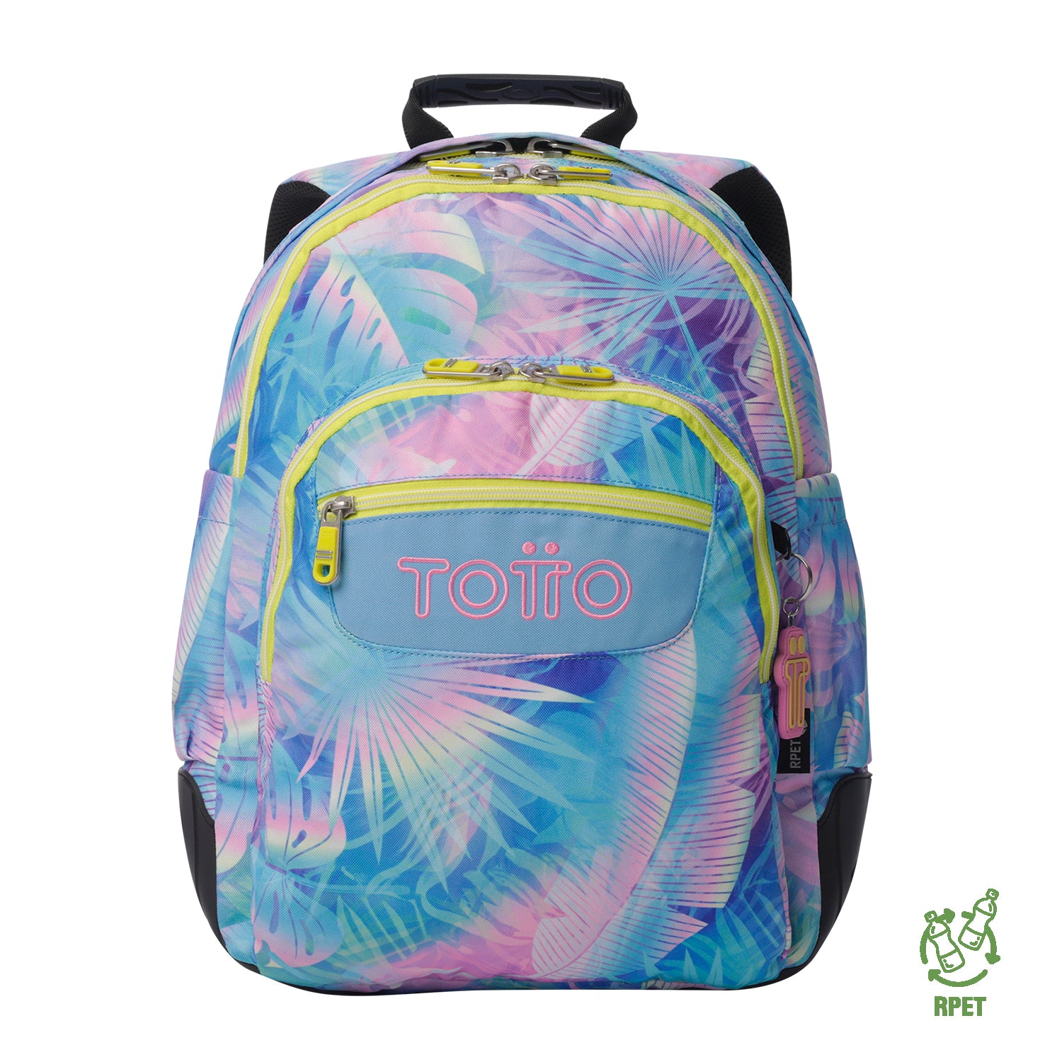 Conjunto Escolar TOTTO Mochila Rayol + Estojo Triplo Tablero 0FB