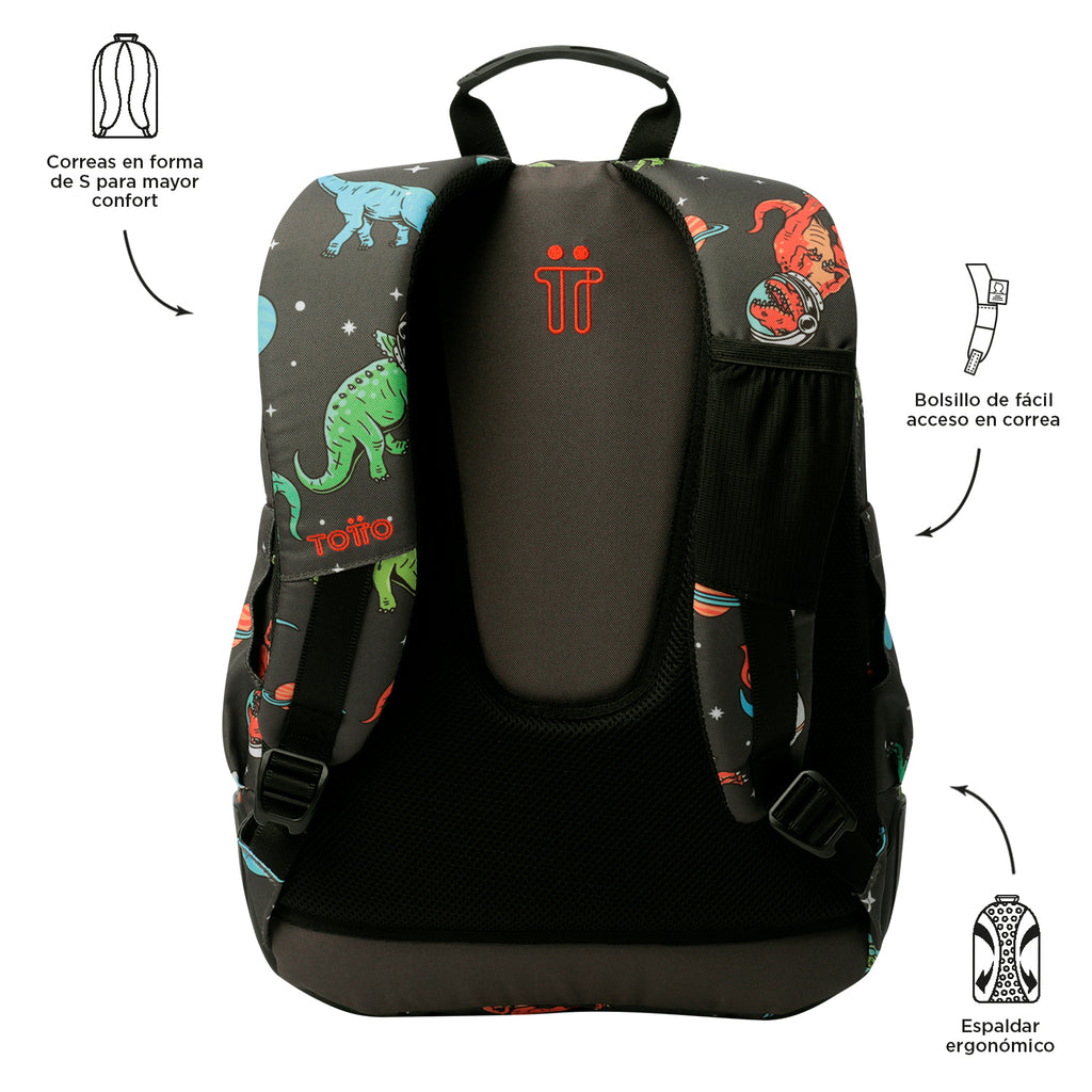 Mochila Escolar 8 a 12 anos Rayol | TOTTO | Vários padrões