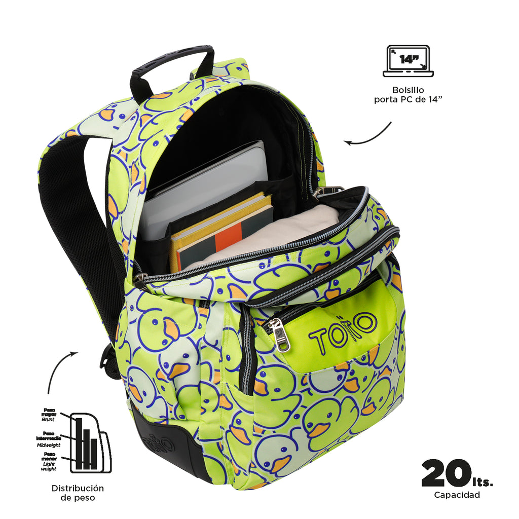 Mochila Escolar 8 a 12 anos Rayol | TOTTO | Vários padrões