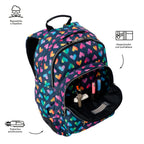 Set Escolar TOTTO - Mochila Rayol + Lonchera Pizarra + Estuche Agapec 3YJ