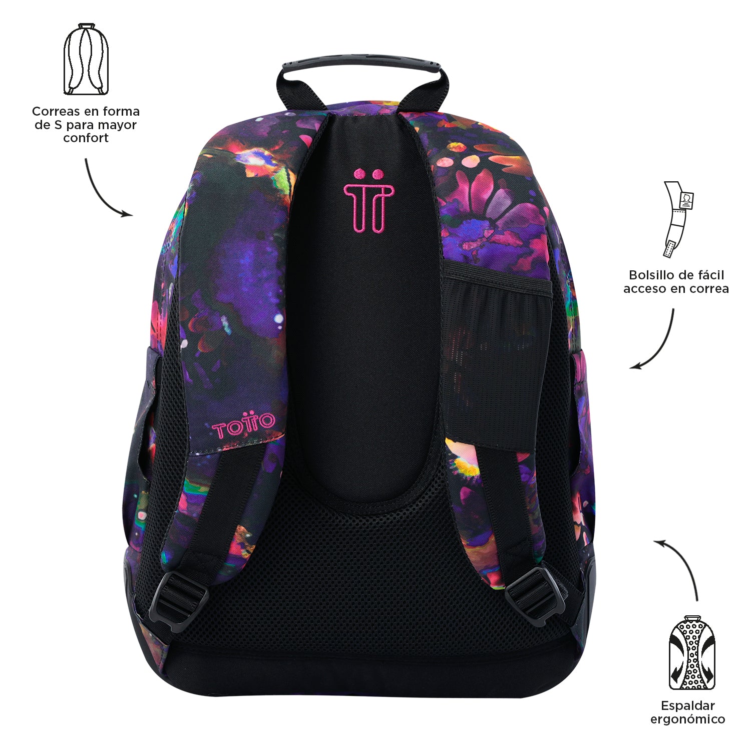 Mochila Escolar 8 a 12 anos Rayol | TOTTO | Vários padrões
