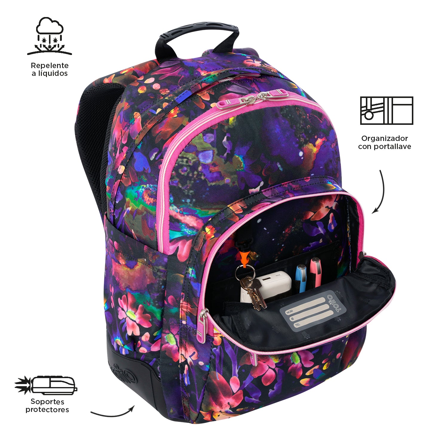 Mochila Escolar 8 a 12 anos Rayol | TOTTO | Vários padrões