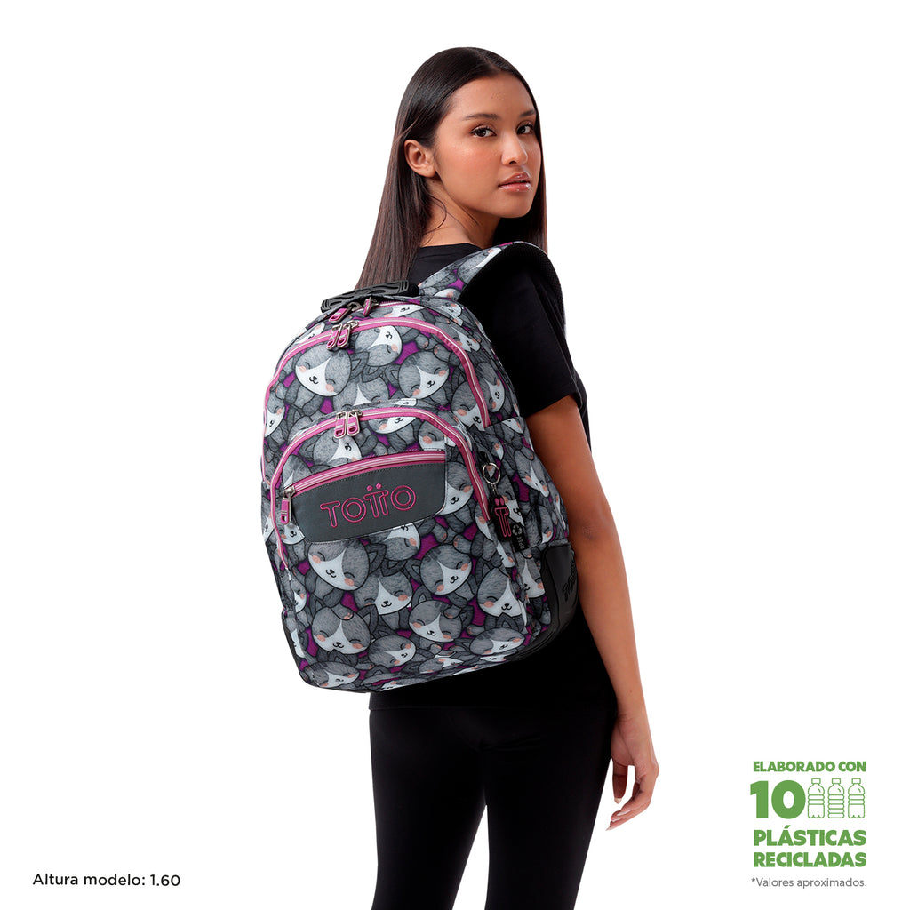 Mochila Escolar 8 a 12 anos Rayol | TOTTO | Vários padrões