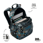 Conjunto Escolar TOTTO Mochila Rayol + Estojo Triplo Tablero 7YL