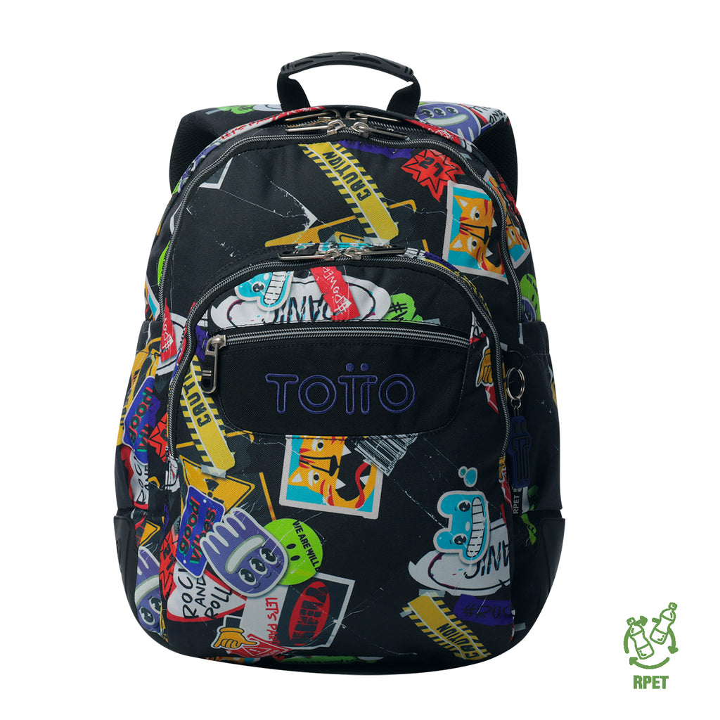 Mochila Escolar 8 a 12 anos Rayol | TOTTO | Vários padrões