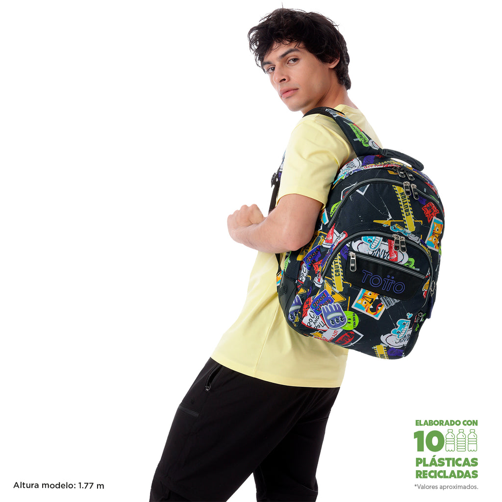 Mochila Escolar 8 a 12 anos Rayol | TOTTO | Vários padrões