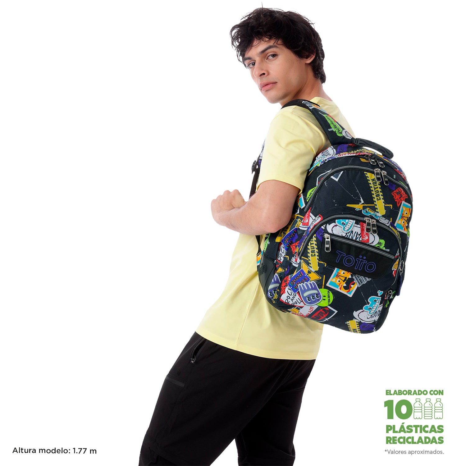 Mochila Escolar 8 a 12 anos Rayol | TOTTO | Vários padrões