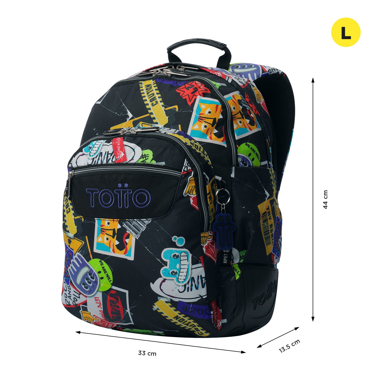 Mochila Escolar 8 a 12 anos Rayol | TOTTO | Vários padrões