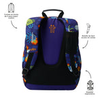Set Escolar TOTTO - Mochila Rayol + Lonchera Borrador + Estuche Tablero 8FK