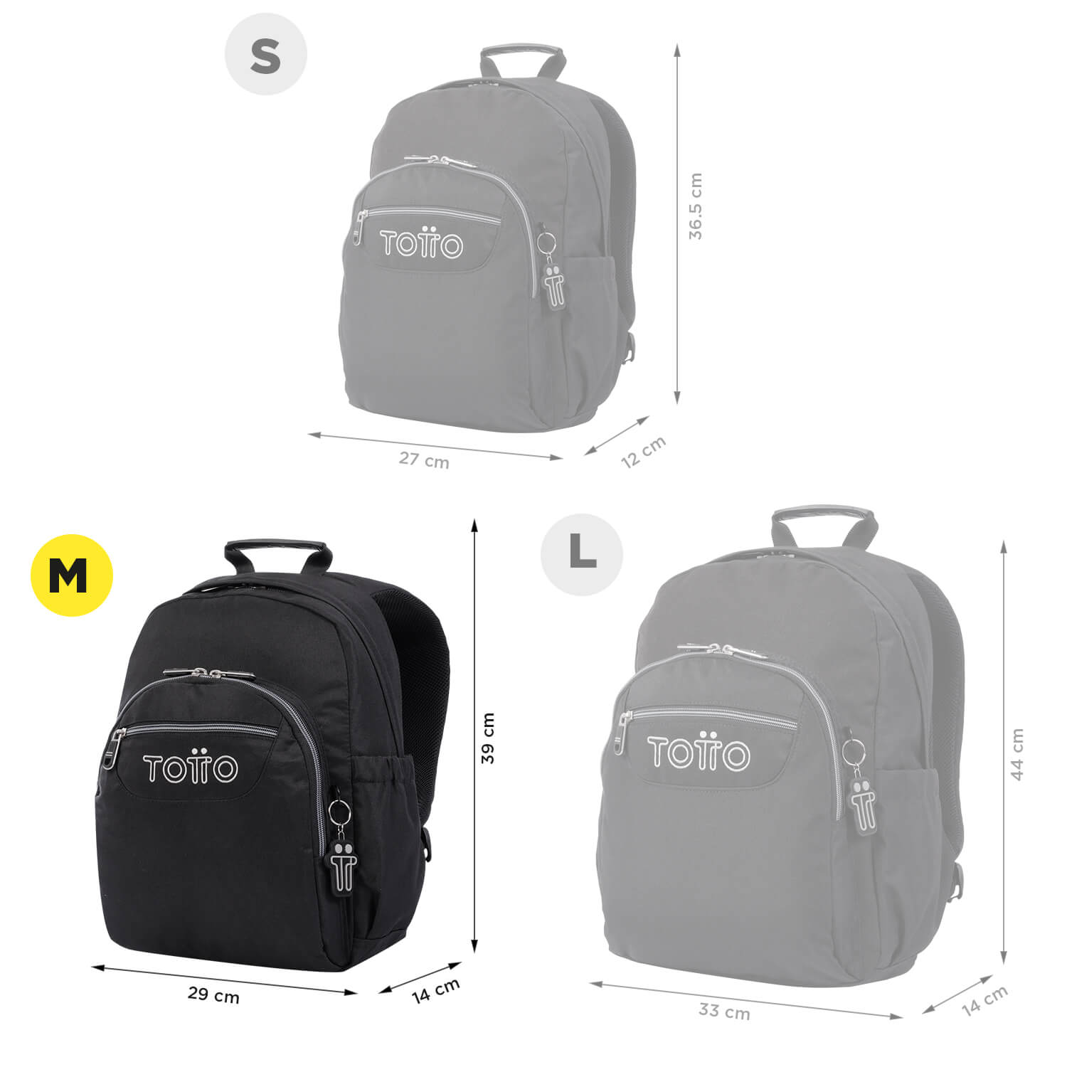 Mochila Escolar 6 e 7 anos Gommas | TOTTO | Vários padrões disponíveis