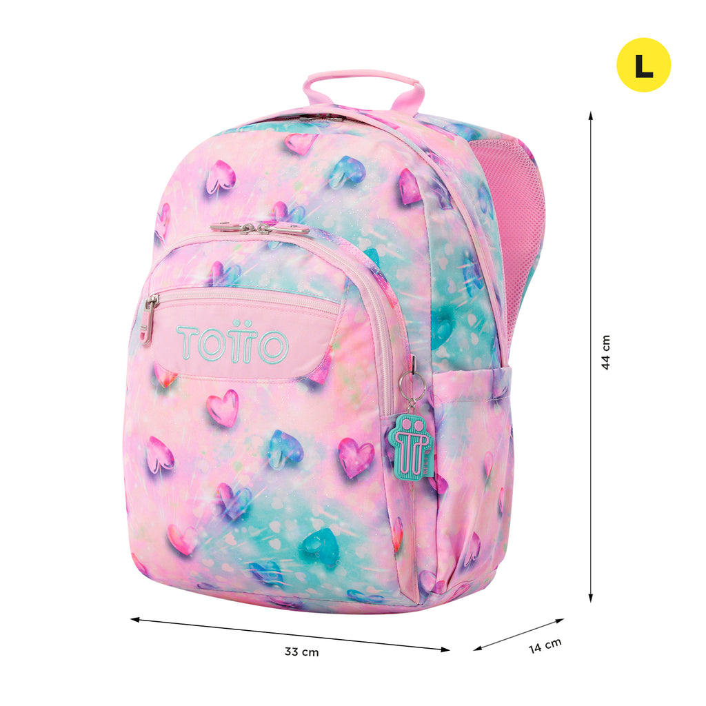 Conjunto Escolar TOTTO Acuareles + Estojo Triplo Tablero 1KB | Adaptável a carrinho de rodas