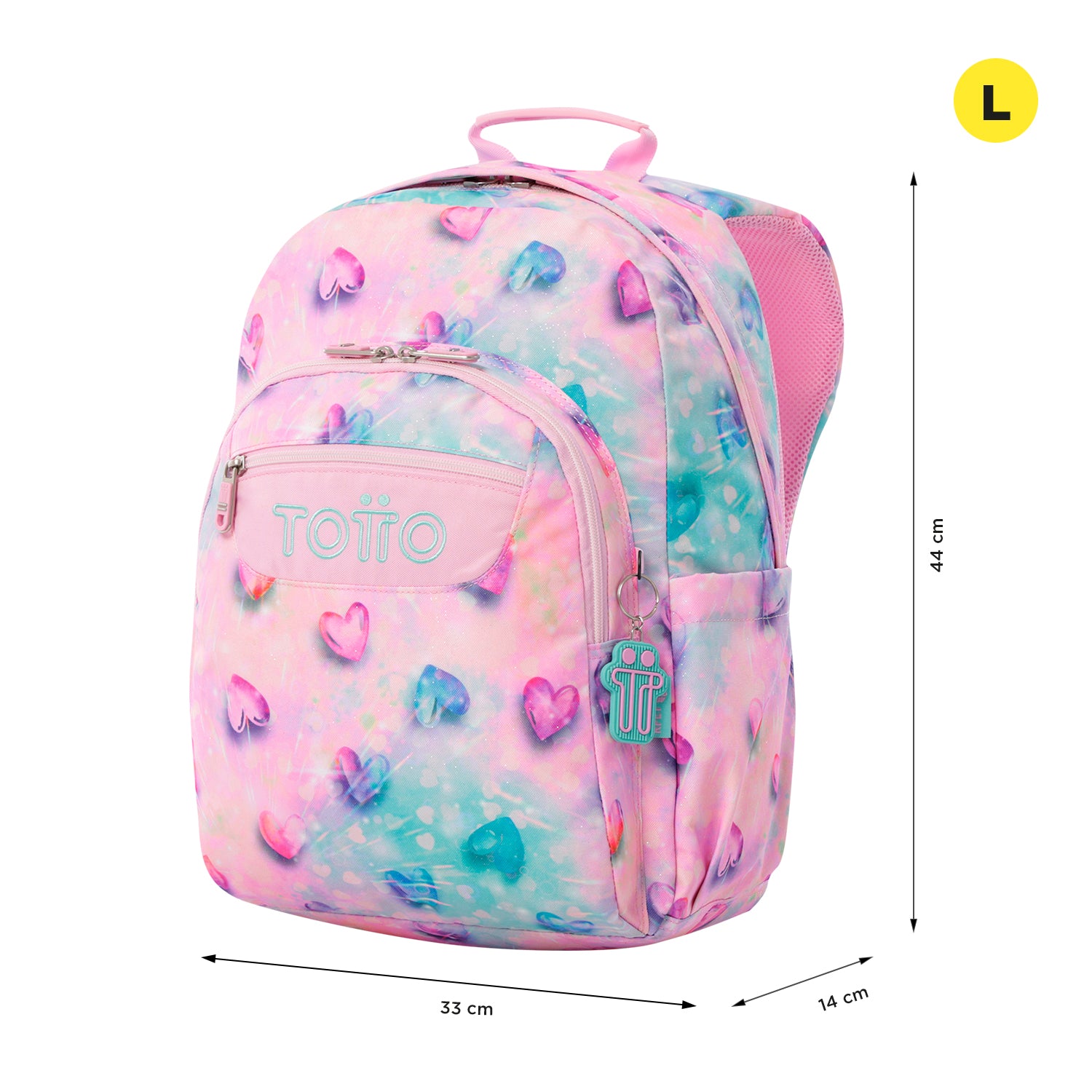 Conjunto Escolar TOTTO Acuareles + Estojo Triplo Tablero 1KB | Adaptável a carrinho de rodas