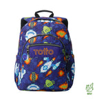 Conjunto Escolar TOTTO Acuareles + Estojo Triplo Tablero 8FK | Adaptável a carrinho de rodas