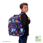 Conjunto Escolar TOTTO Acuareles + Estojo Triplo Tablero 8FK | Adaptável a carrinho de rodas