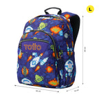 Conjunto Escolar TOTTO Acuareles + Estojo Triplo Tablero 8FK | Adaptável a carrinho de rodas