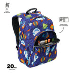 Conjunto Escolar TOTTO Acuareles + Estojo Triplo Tablero 8FK | Adaptável a carrinho de rodas