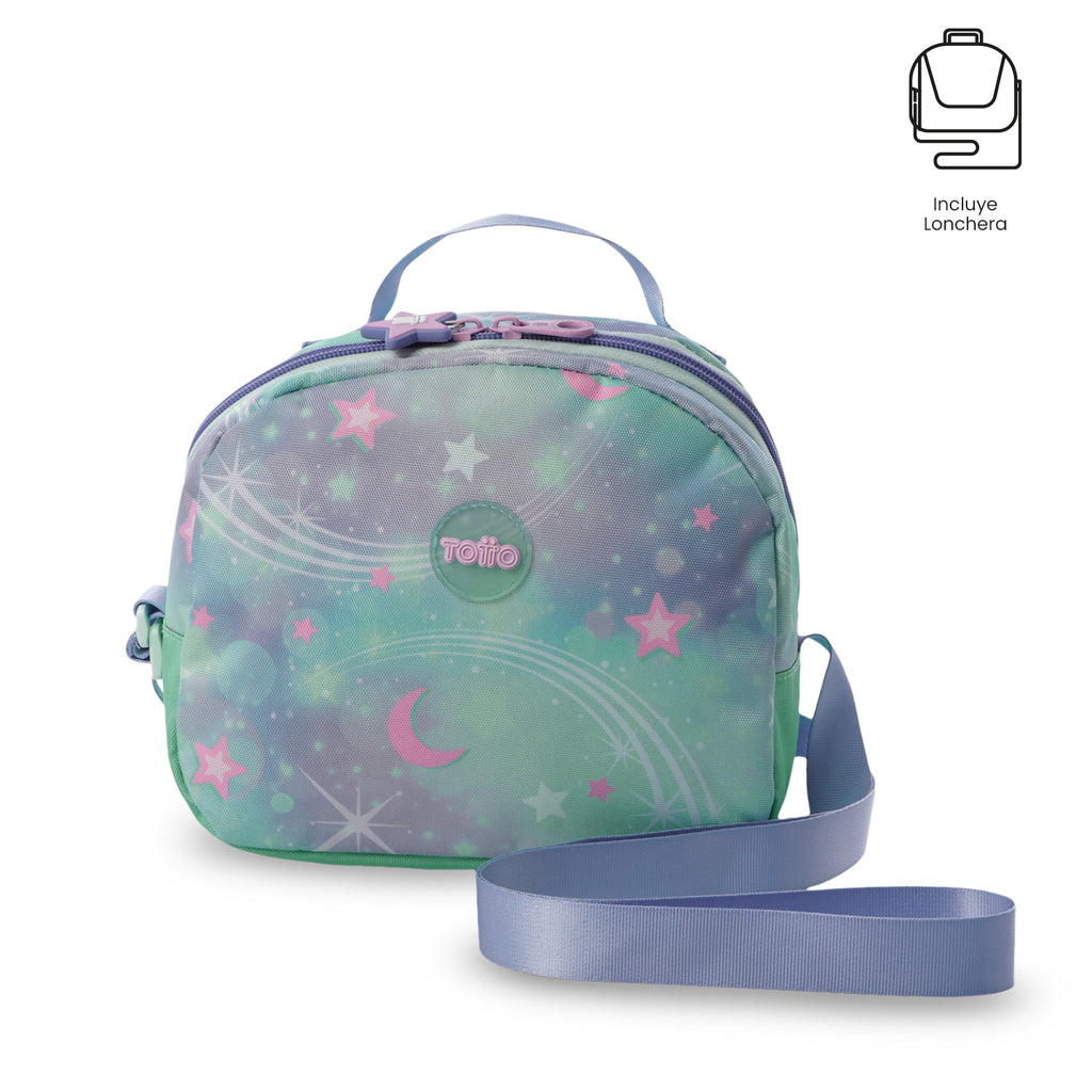 Set Mochila M 6 a 7 años+Fiambrera+Estuche MAGIC DREAMS 6DJ