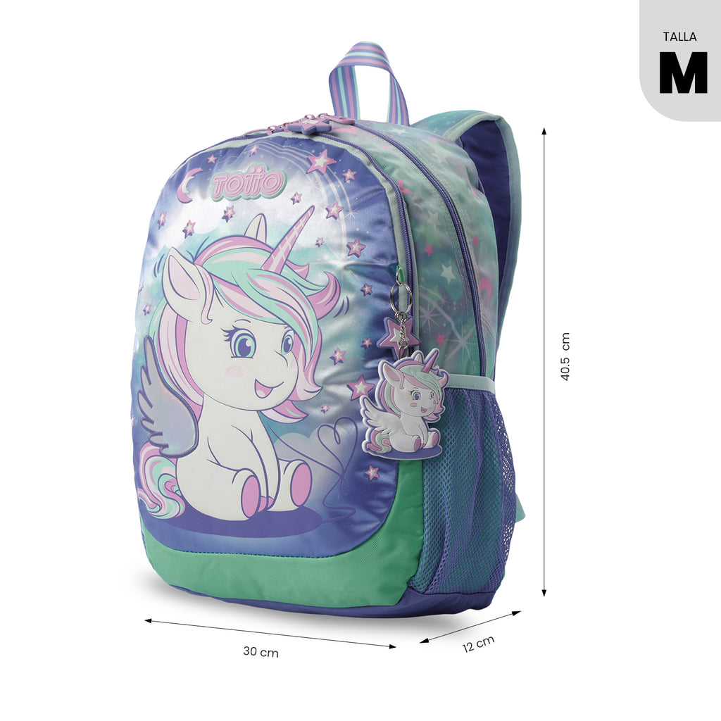 Set Mochila M 6 a 7 años+Fiambrera+Estuche MAGIC DREAMS 6DJ