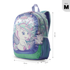 Set Mochila M 6 a 7 años+Fiambrera+Estuche MAGIC DREAMS 6DJ