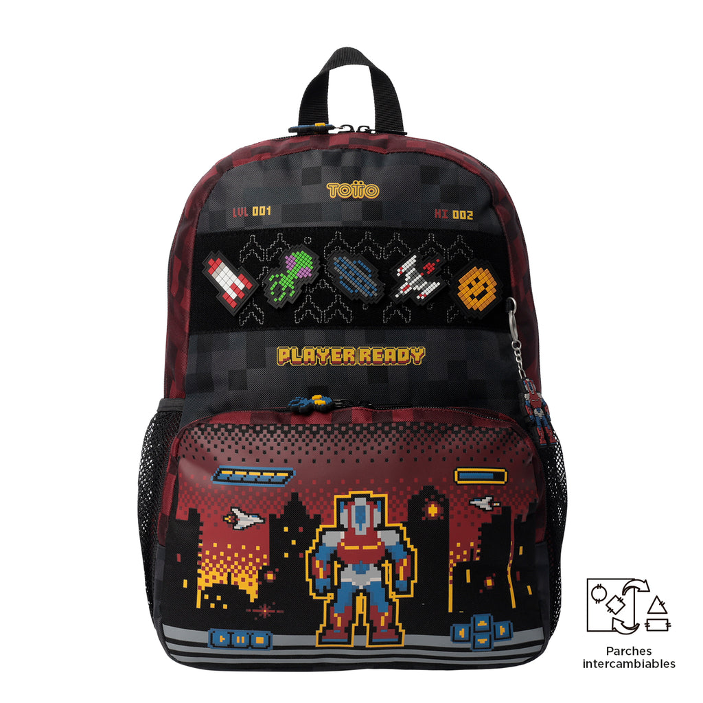 Mochila Infantil TOTTO Digibot 6RX | 6 e 7 Anos