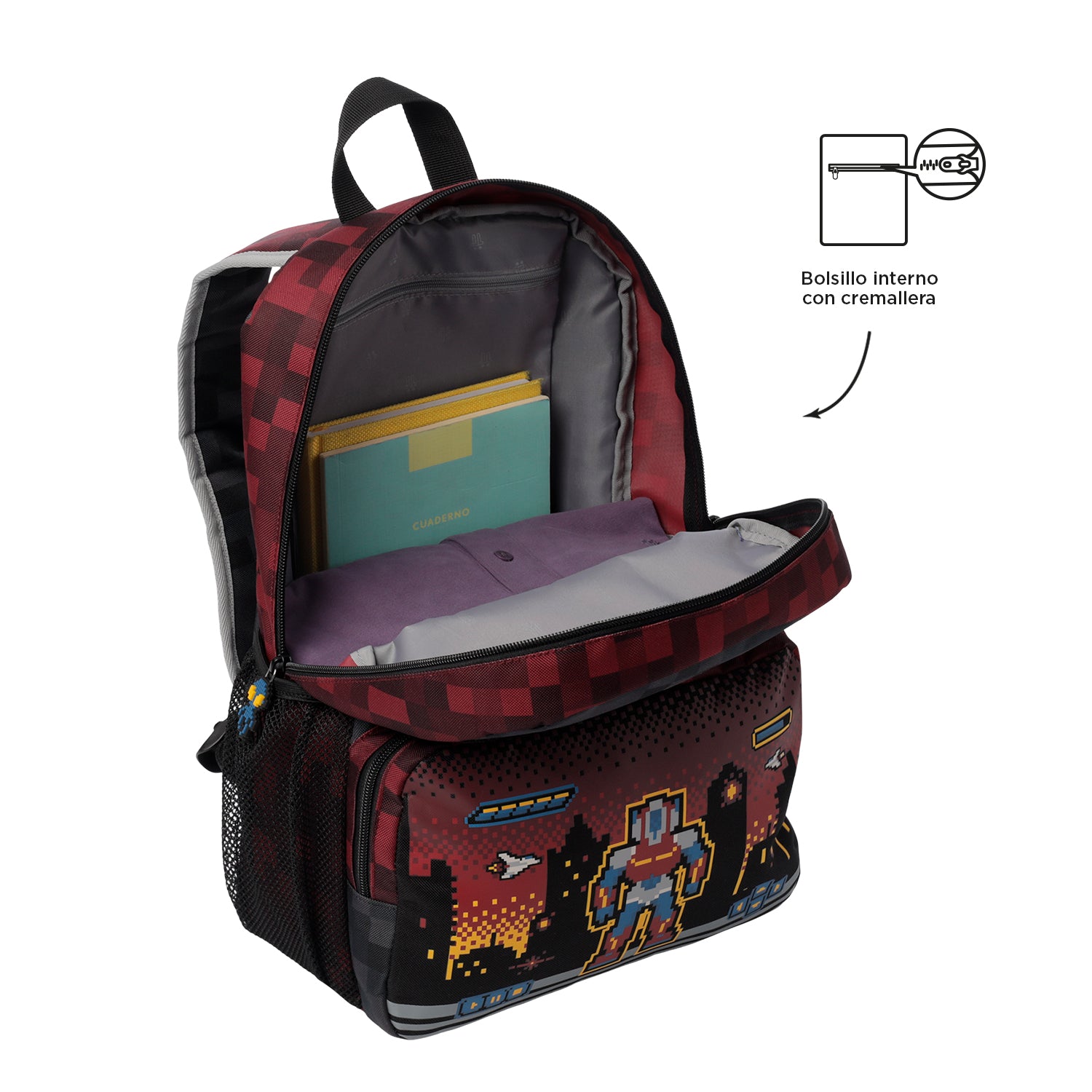 Mochila Infantil TOTTO Digibot 6RX | 6 e 7 Anos
