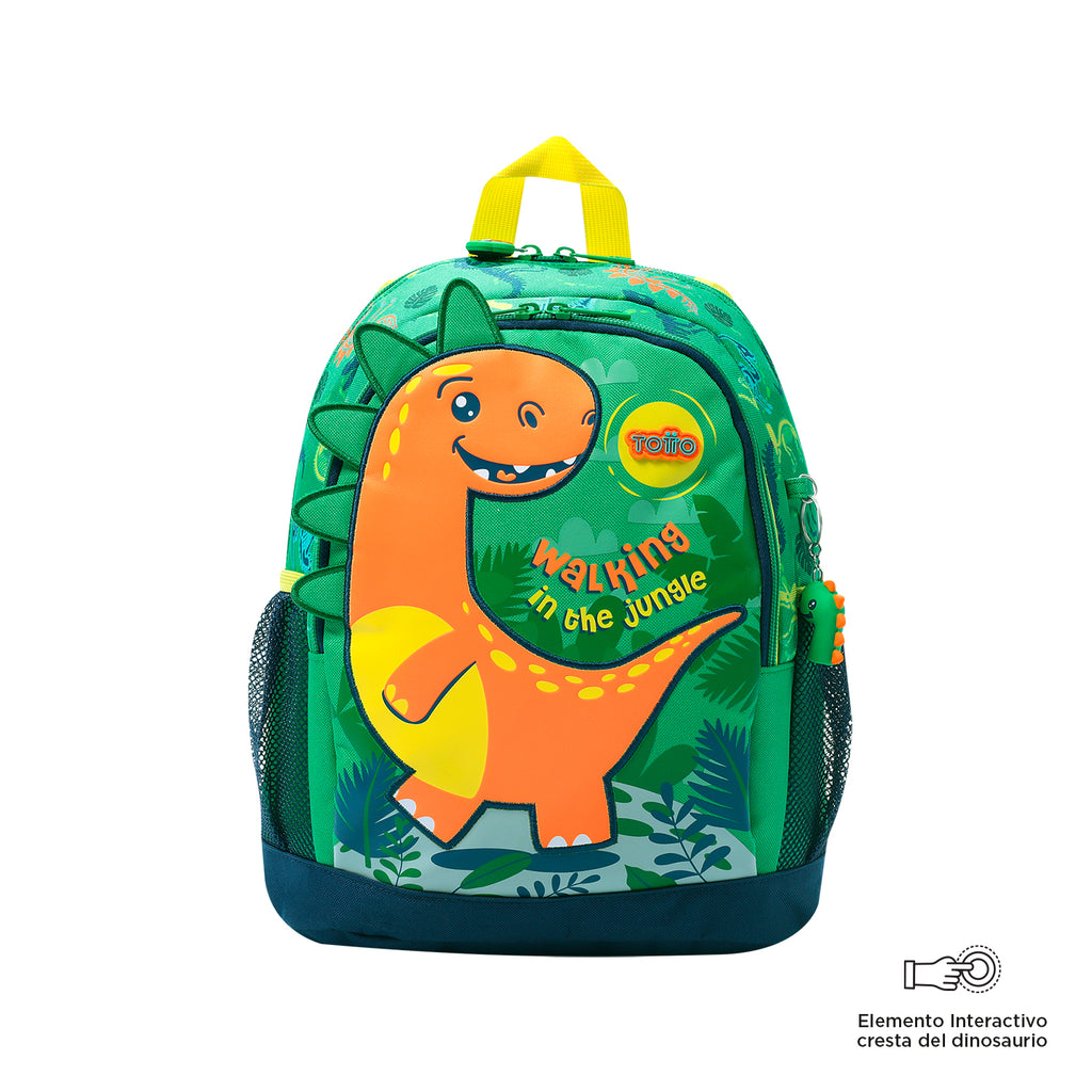 Mochila Infantil Preescolar Dinomax 5D6 | 4 y 5 Años | TOTTO | Dinosaurios