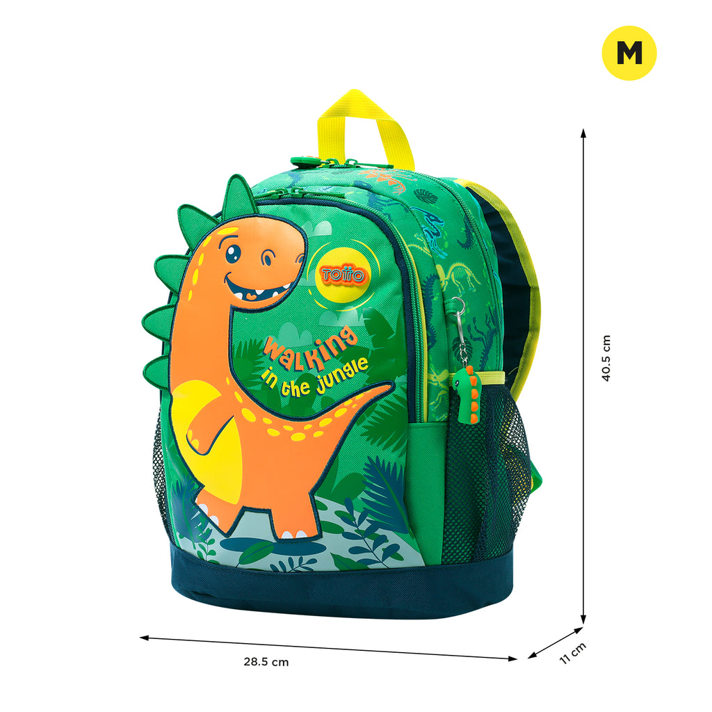 Mochila Infantil Preescolar Dinomax 5D6 | 4 y 5 Años | TOTTO | Dinosaurios