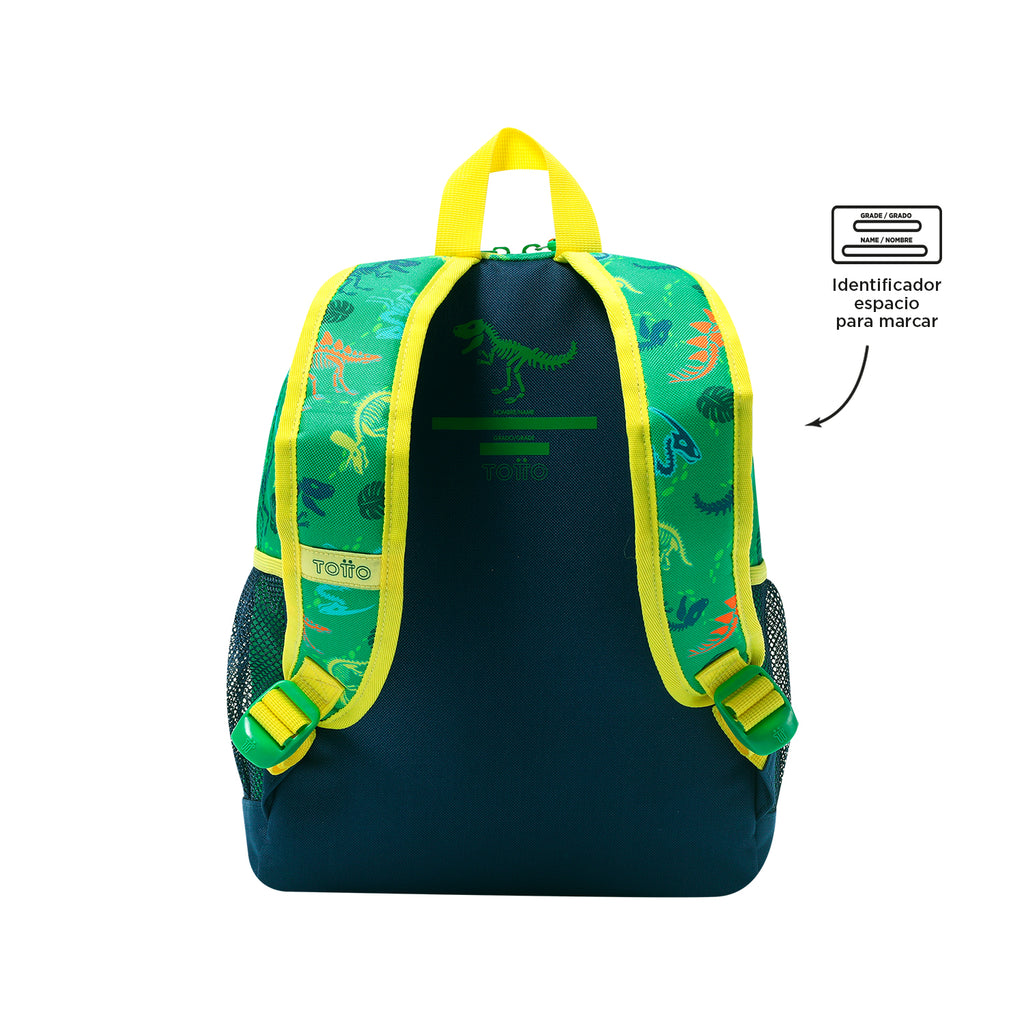 Mochila Infantil Preescolar Dinomax 5D6 | 4 y 5 Años | TOTTO | Dinosaurios