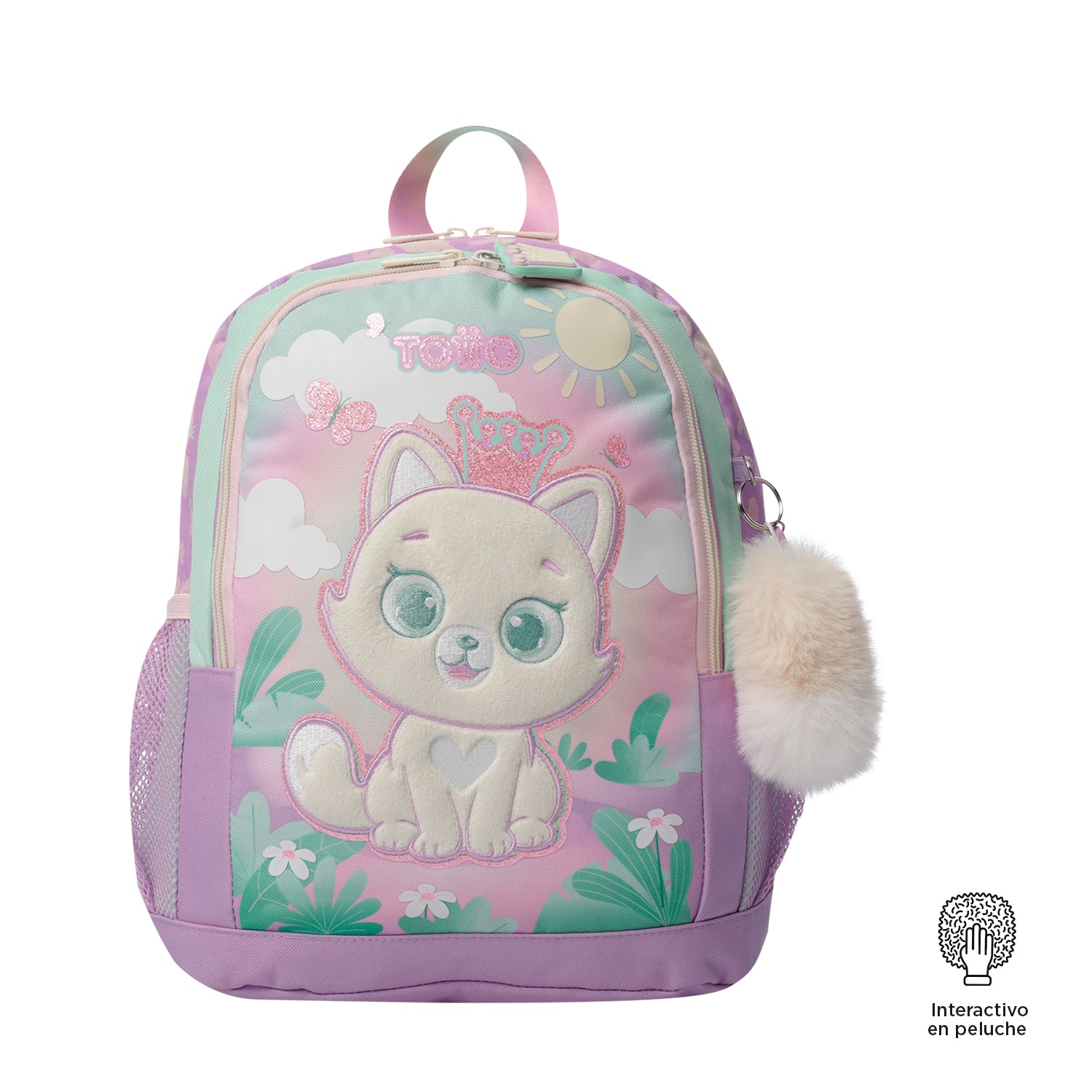 Mochila Infantil TOTTO Queen Cat 1K5 | 6 e 7 Anos