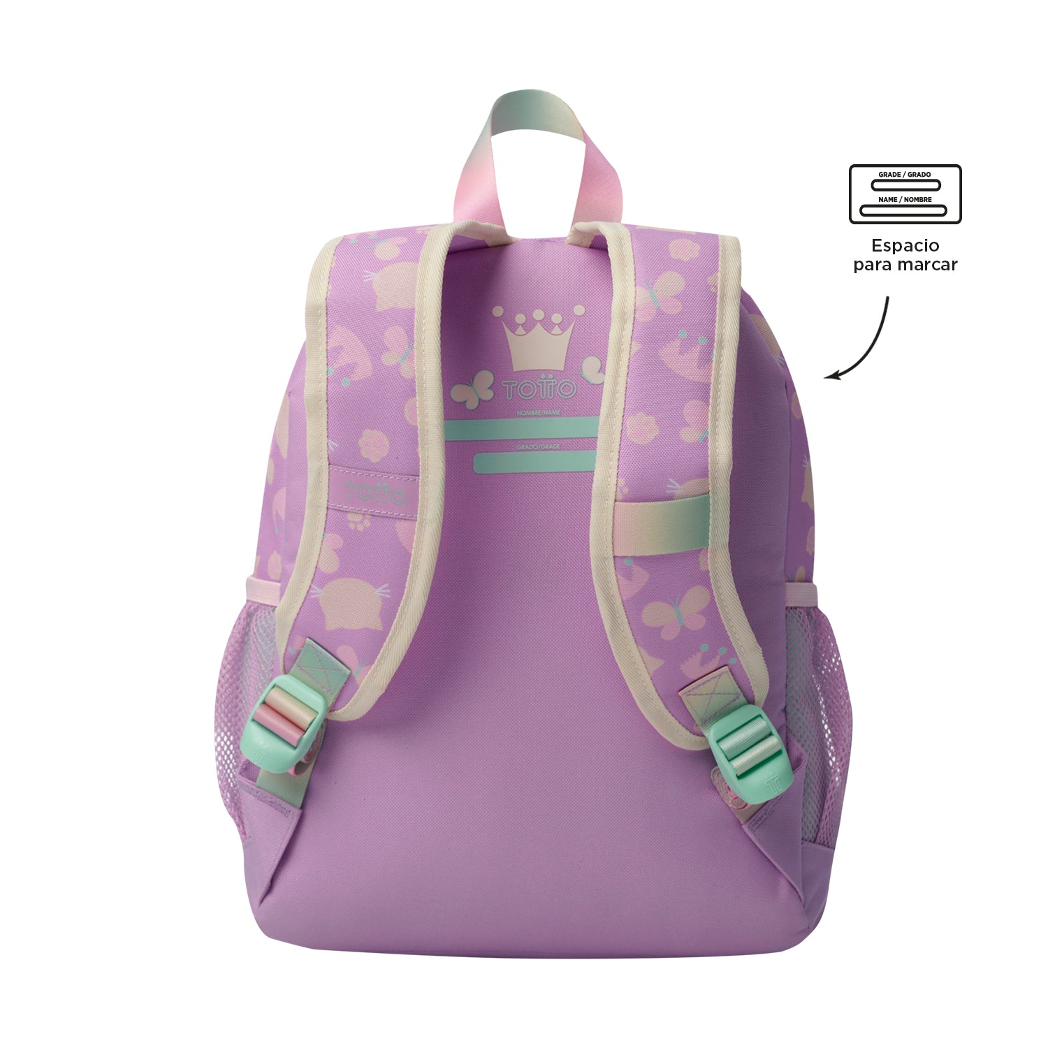 Mochila Infantil TOTTO Queen Cat 1K5 | 6 e 7 Anos