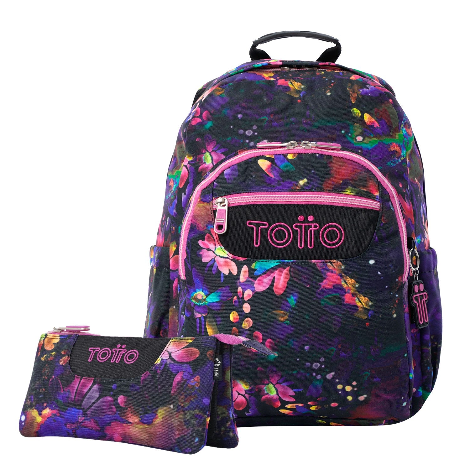 Conjunto Escolar TOTTO Acuareles + Estojo Triplo Tablero 5Q5 | Adaptável a carrinho de rodas