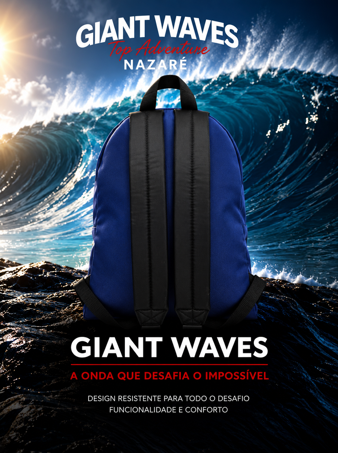 Giant Waves Top Adventure Nazaré Backpack | Surf