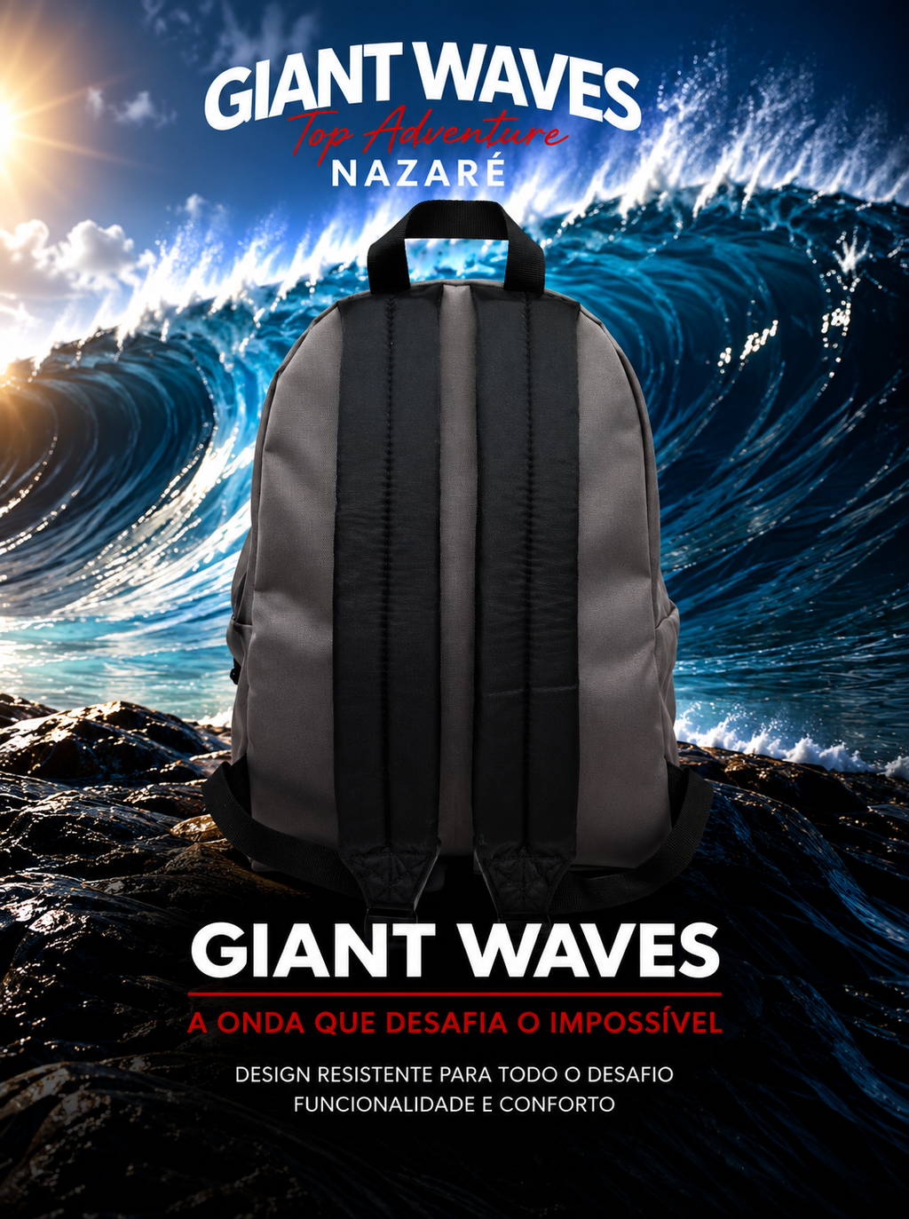 Giant Waves Top Adventure Nazaré Backpack | Surf