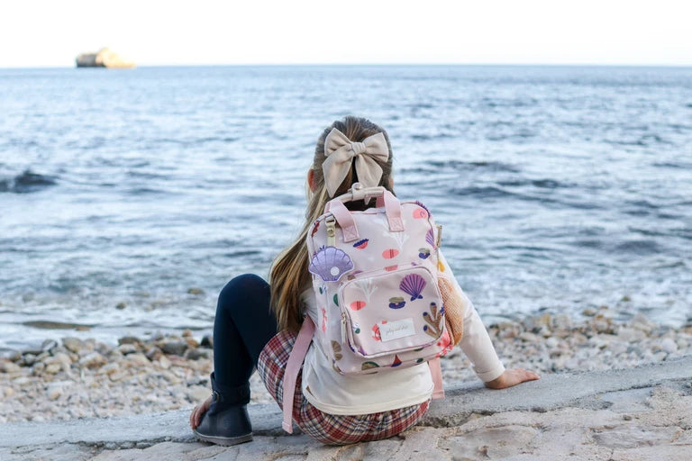 Mini Mochila Infantil Shells | Conchas | Play and Store