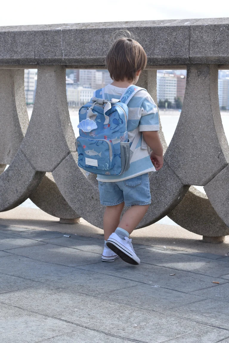 Mini Mochila Infantil Sharks | Tubarões | Play and Store