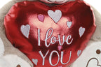 Kit Amor Especial | Peluche I LOVE YOU y Vela Corazón | Osito Disponible en 2 Colores