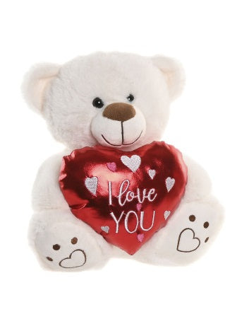 Kit Amor Especial | Peluche I LOVE YOU y Vela Corazón | Osito Disponible en 2 Colores