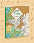Kit Creativo "Calm and Peace – Colouring Birds" + Estuche TOTTO | Bloc de Dibujo | Lápices de Colores FABER-CASTELL | Accesorios para dibujar